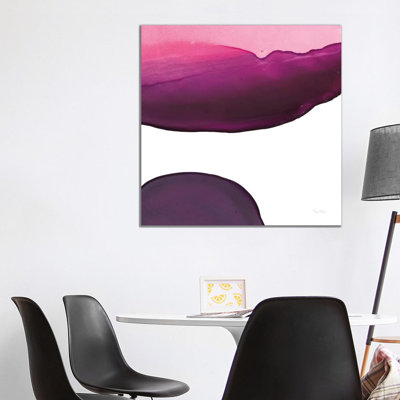 Swish Of Magenta III by Piper Rhue - Wrapped Canvas Painting