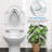 2-in-1 Elongated Toilet Seat for Commercial Restrooms, Built-In Potty Training for Toddlers & Adults, Soft Quiet Close, Non-Slip, Magnetic Youths Cover, Easy Install & Cleaning, Durable PP, White