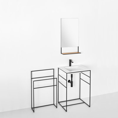 C2 24" Single Bathroom Vanity Set with Mirror