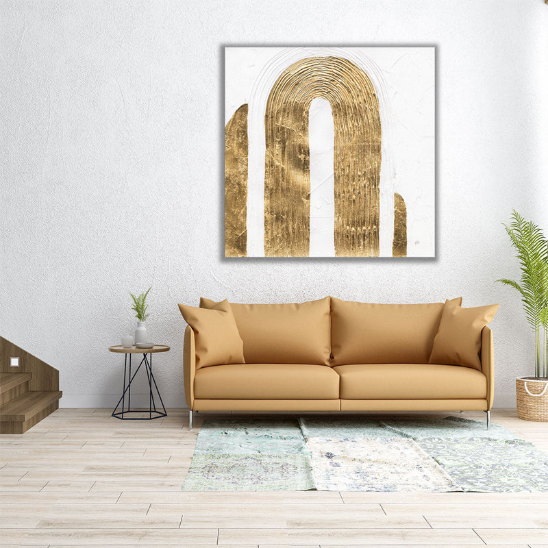 «White on White I», reproduction d'art sur toile, H 40 po x l 40 po
