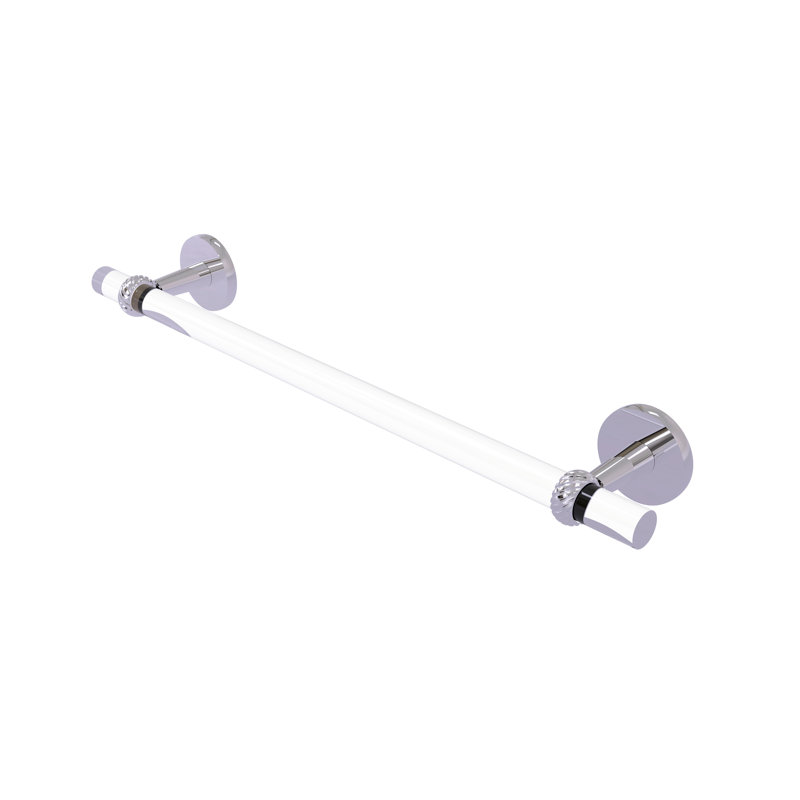 Barre à serviettes murale clearview, Chrome poli, H 3,8 po x l 40 po x P 2,6 po