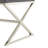 Aurora Velvet X-Leg Base Bench-26119932