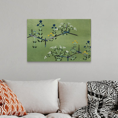 "Autumn Flowers" par Kamisaka sekka-impression d’art graphique sur toile