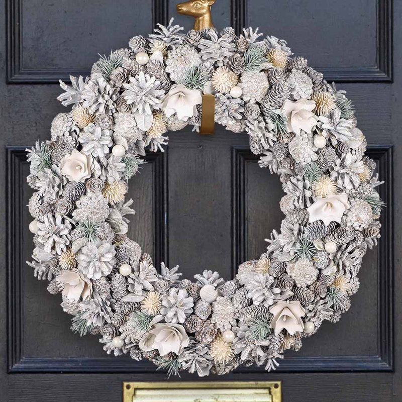 Dried Pinecones 51cm Wreath