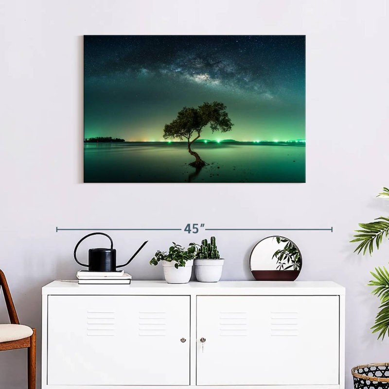 Oberle Milky Way Over Tree, 24" H x 36" W
