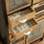 Tall Vintage Apothecary Cabinet Rustic Multi Drawer Storage for Entryway Bedroom or Living Room