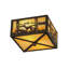 Rustic Lodge 2 - Light Semi Flush Mount