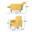 Fauteuil inclinable manuel capitonné à boutons-1758707550