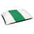 Blanc / vert / blanc