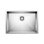 Quatrus R0 25" Single Bowl Undermount ADA Stainless Steel Kitchen Sink