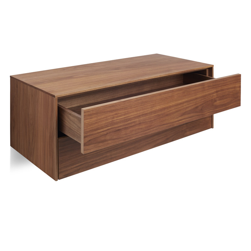 Wonder Wall 2.0 Solid Wood Accent Chest, Walnut