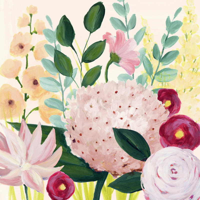 Mother's Day Blooms I by Grace Popp - Wrapped Canvas Painting, 51cm H x 51cm W x 3.8cm D