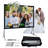 Yard Master 2 Rear Series Grey 81" x 108" Portable Folding Frame Projector Screen