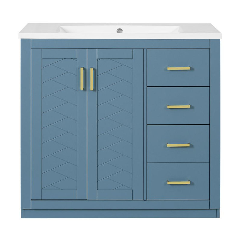 Meuble-lavabo 36 po avec lavabo en céramique