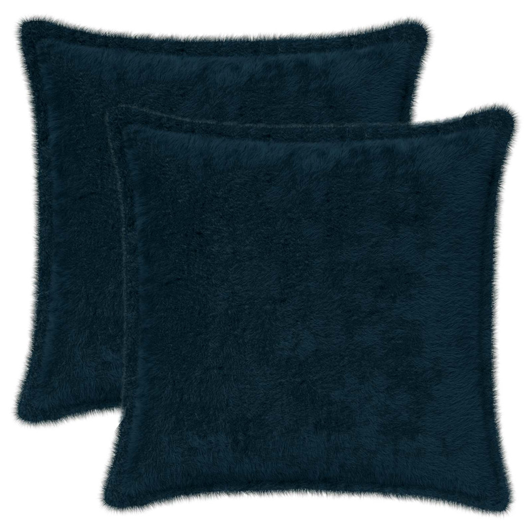 vidaXL - Cushion Cover - 40 x 40 cm - Navy Blue - Image 2