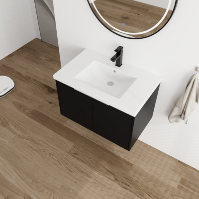 Tonjes 30'' Single Bathroom Vanity with Resin Top