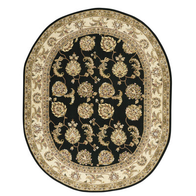 Tapis noir Corina