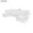 Elysara Modular Sleeper Sofa Convertible Sectional-596658060-571060686