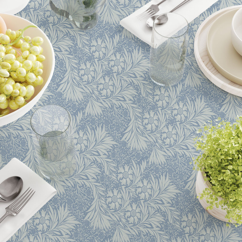 Rectangular Tablecloth, 100% Cotton, Floral 79, 84" x 60"