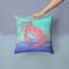 Coussin décoratif intérieur/extérieur aquarelle crabe-1710730026