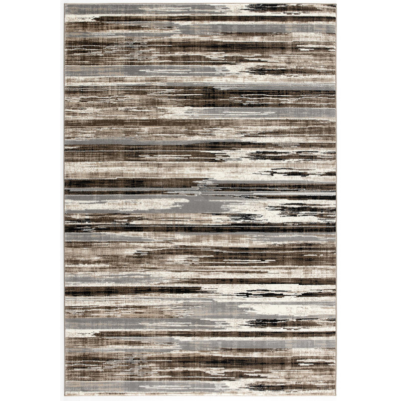 Barrville Abstract Indoor Rug, Rectangle 2'3" x 5'