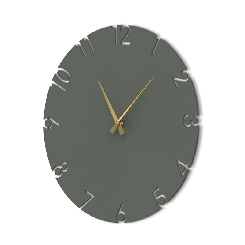 Horloge murale Trace, Vert