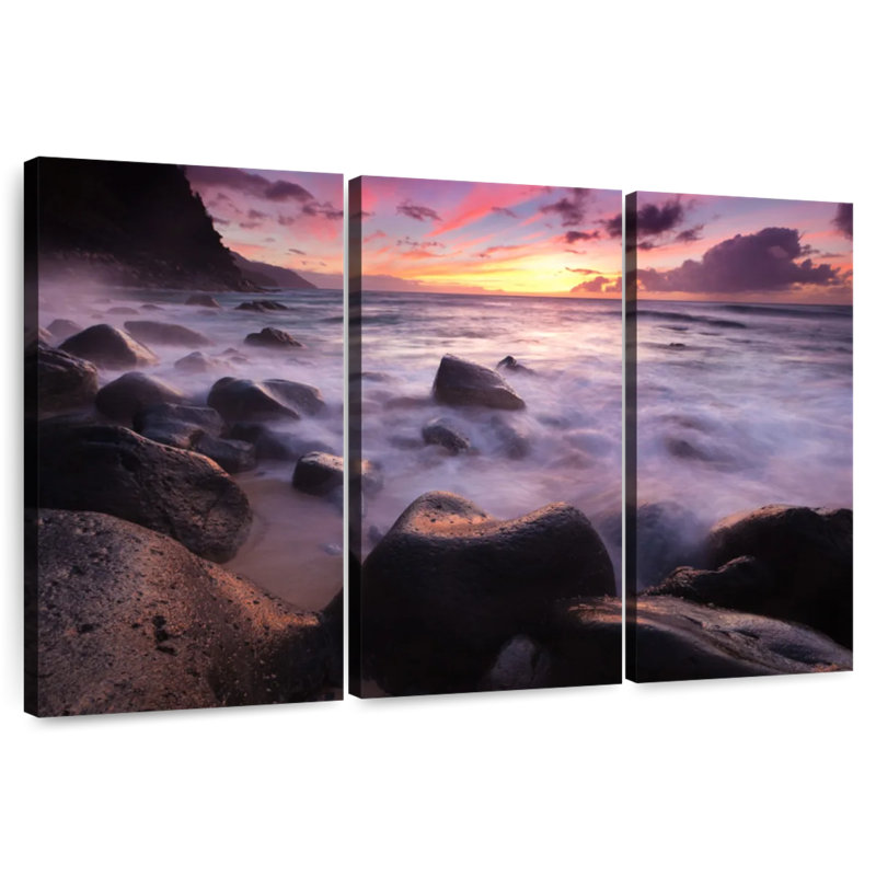 Gillard Na Pali Beach, 42" H x 65" W