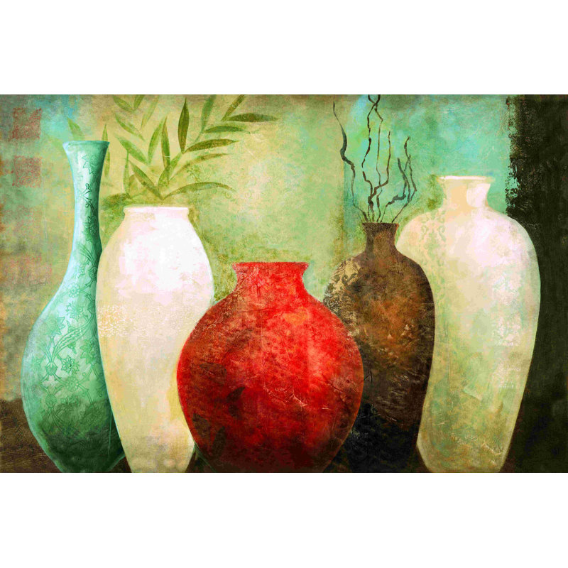 Vase Collection 2 - Impression sur toile tendue, H 24 po x l 36 po
