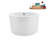 41.1'' x 41.1'' Freestanding Soaking Acrylic Bathtub-83635606