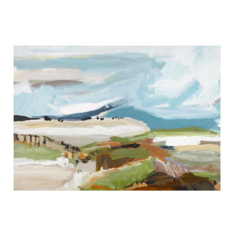 Tilage III Painting by Kyle Goderwis, 25" H x 36" W x 1.5" D, Outdoor