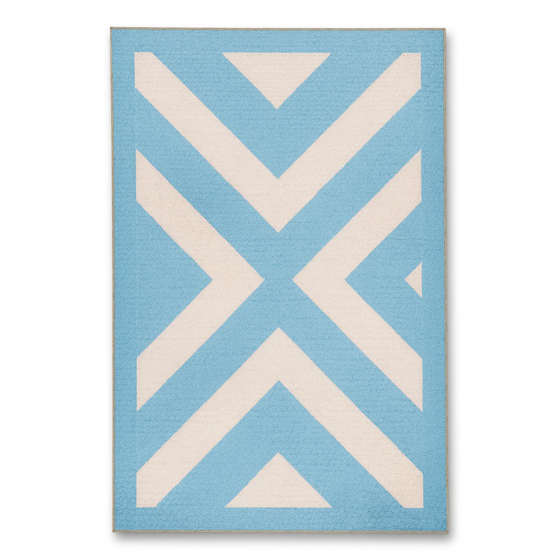 Tapis tissé crème Mosso, 3'3" x 6'7"