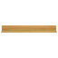 Iowa Park 2 Piece Teak Solid Wood Floating Shelf-654119145
