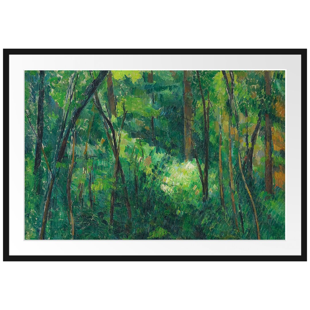 Gerahmter Kunstdruck Inner Life of a Forest von Paul Cezanne