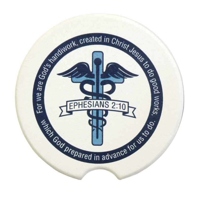 Car Coasters Nurse God Took His 2 Pk