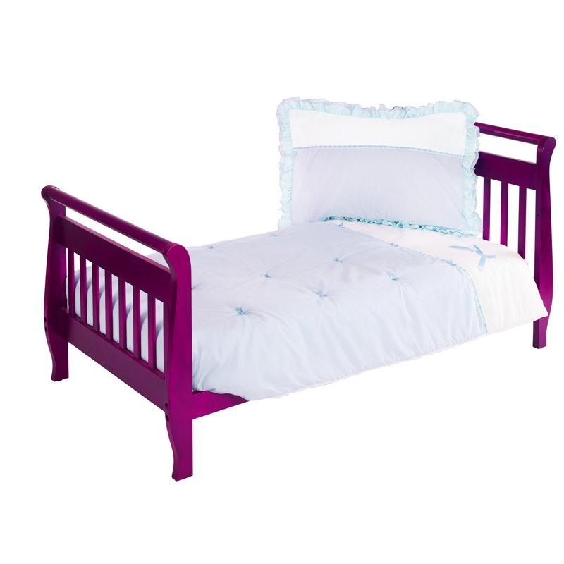Glynne Cotton Blend Toddler Bedding Set, Blue