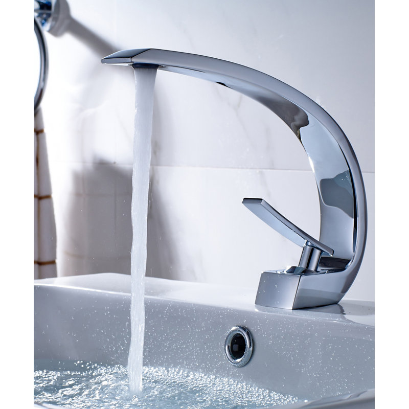 Mounting / Installation Required Bathroom Faucet, Chrome
