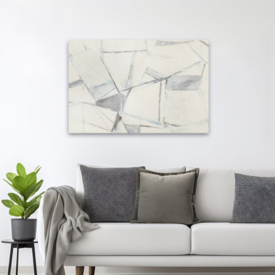 Forme géométrique moderne abstrait en verre brisé