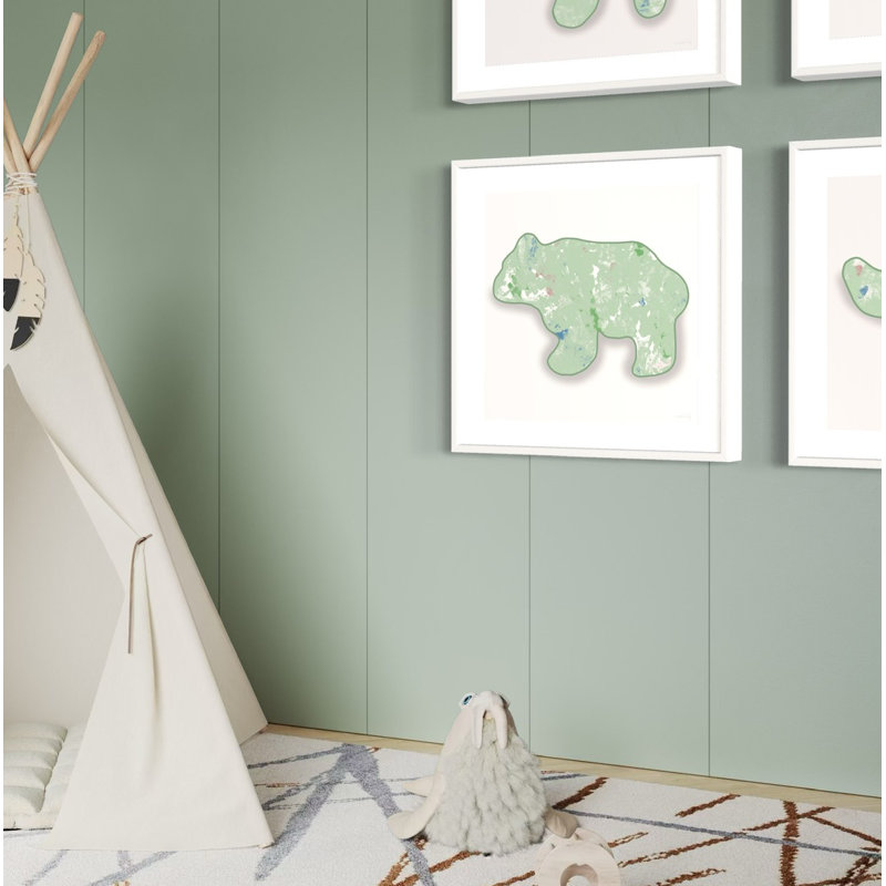 Bear Animal Cracker, Green, White