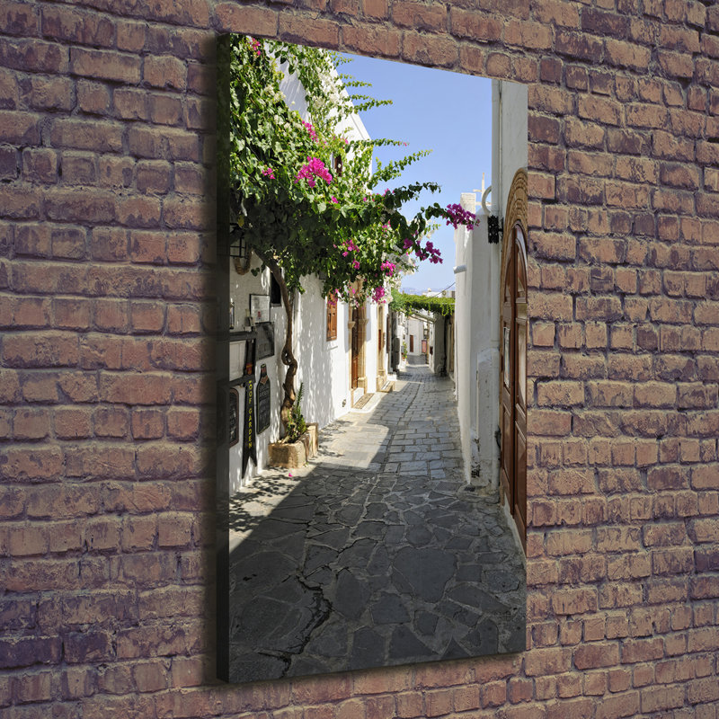 A Charming Path - Wrapped Canvas Print
