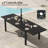 Outdoor Expandable Dining Table, All Aluminum Rectangle Patio Table with Safety Locks & Adjustable Legs, 106" L X 35" W-376314072