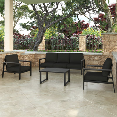 Ensemble de conversation avec canapé 4 pièces Townsend avec coussins Sunbrella®