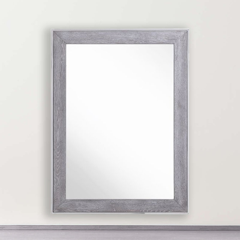 Wensley Crane Modern Grey Elm Mirror