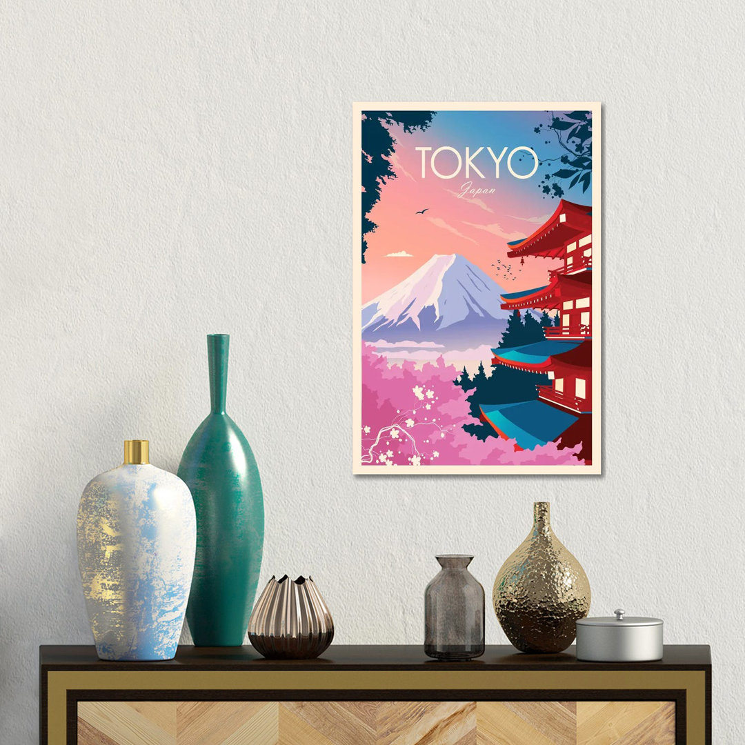 Tokyo von Studio Inception - Galerie-verpackte Leinwand Giclée auf Leinwand