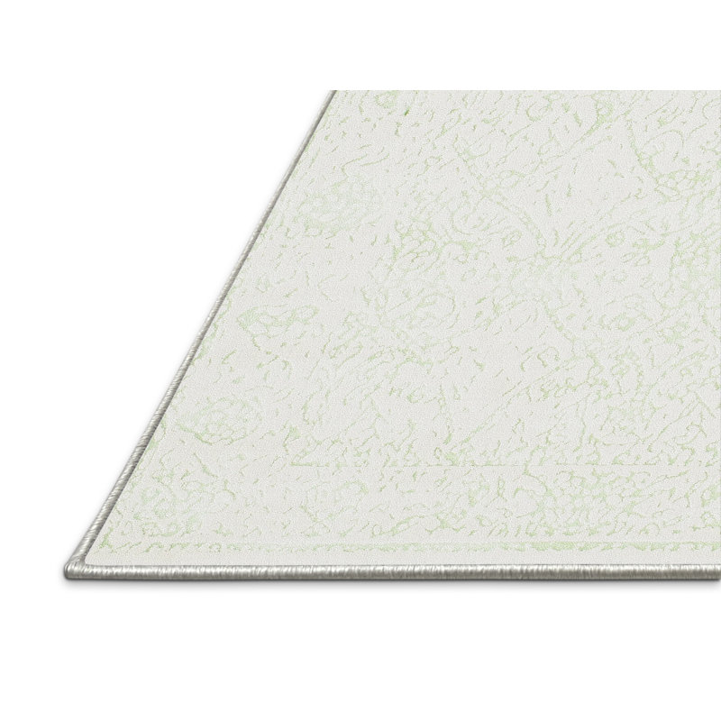 Tapis abstrait crème, Rectangle 5 pi x 7 pi