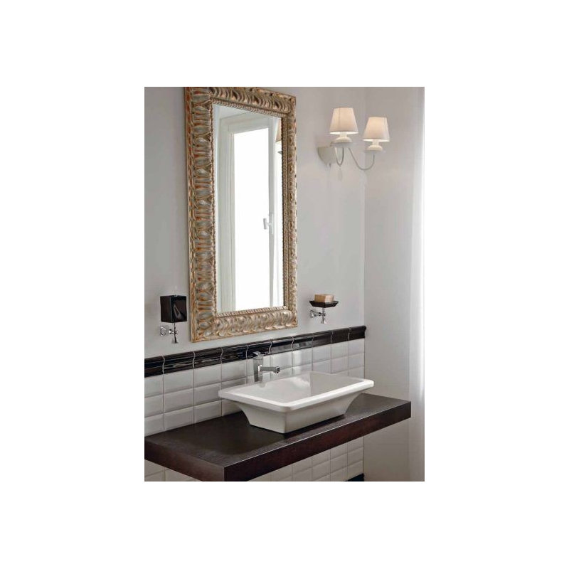 Plateau de meuble-lavabo simple 35 po Line, Wengé
