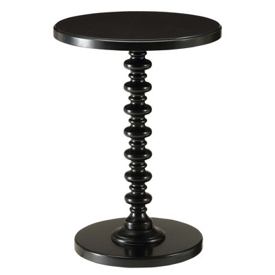 Round Wooden End Table