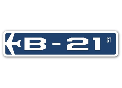 Plaque de rue Ammons B-21 Air Force