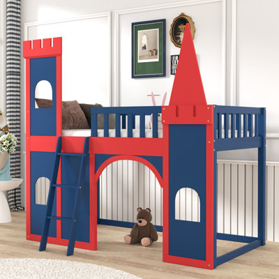 Twin Castle Shaped Loft Bed