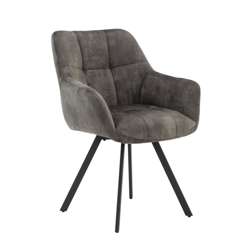 Basanti 48cm H Fabric Upholstered Armchair, Olive