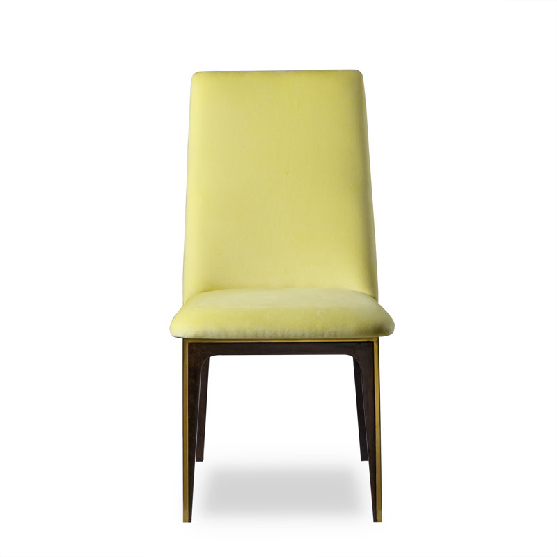 Chaise de salle à manger rembourrée silhouette
